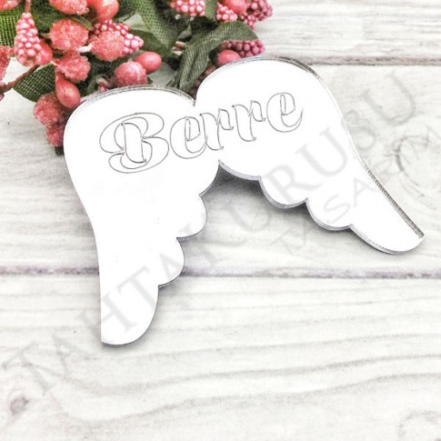 Pleksi ayna lazer kesim Melek Kanat